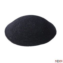 Knitted Kippot-Black-Picture