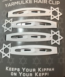 SD - KIPPAH CLIPS - WHITE